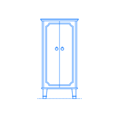 Furniture Jewelry Armoires Tinsman Cabby Jewelry Armoire Silhouette Cutting Svg Files, Free Vectors File